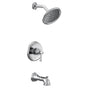Moen - Belfied M-CORE 2-Series Eco Performance 1-Handle Tub and Shower Trim Kit in Chrome (Valve Sold Separately) - Chrome
