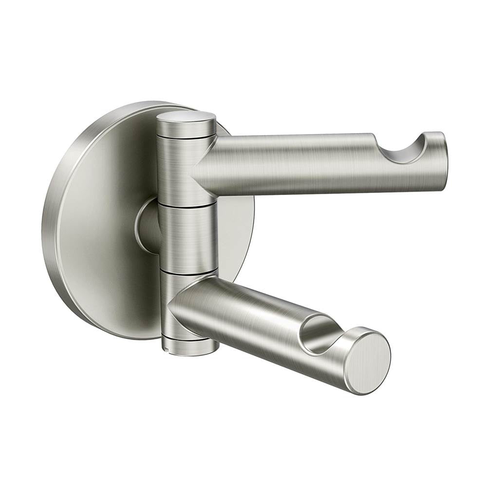 Moen - Brushed Nickel Double Robe Hook - Brushed Nickel