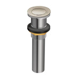 Moen - 2.75'' Pop Up Bathroom Sink Drain With Overflow - Brushed Nickel