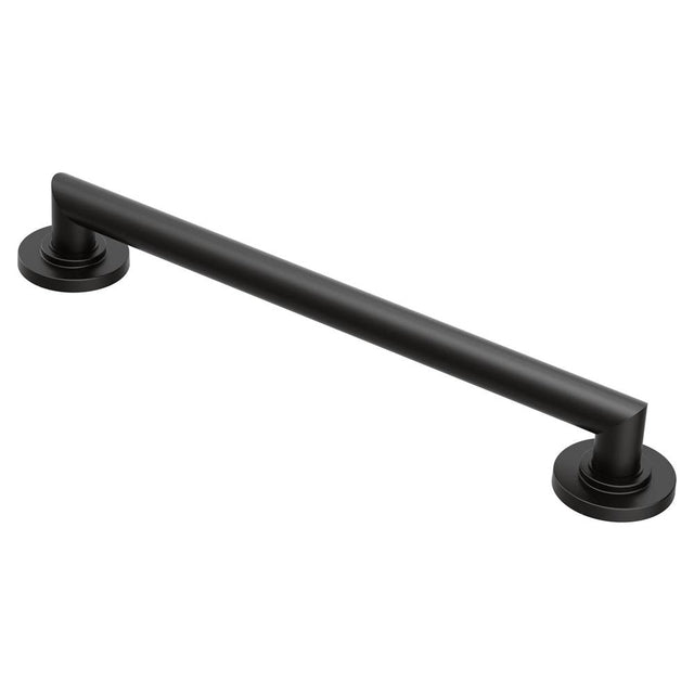 Moen - Matte Black 18'' Designer Grab Bar - Matte Black