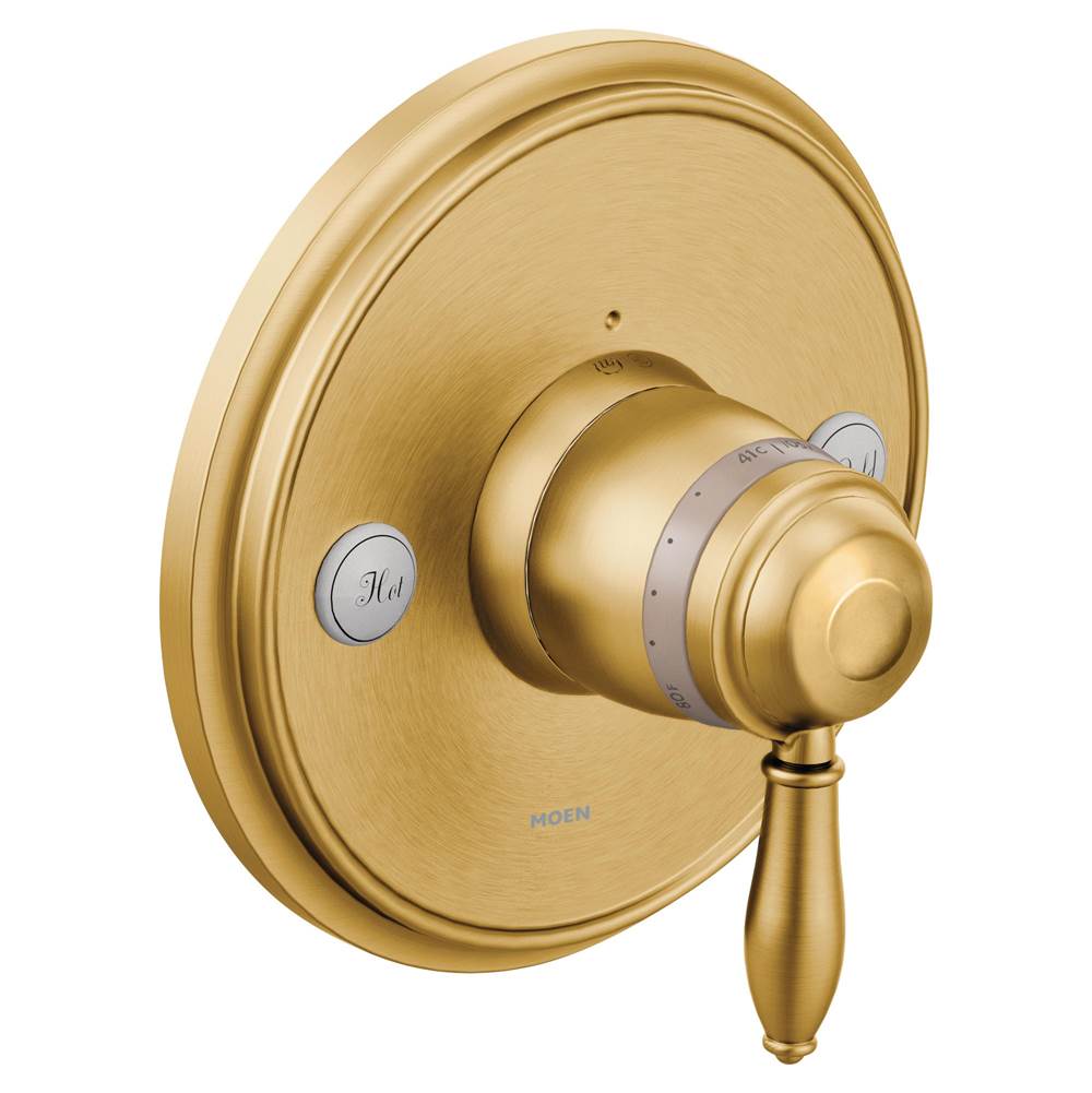 Moen - Weymouth ExactTemp Thermostatic Valve Trim Kit, Valve Required, Brushed Gold - Brushed Gold