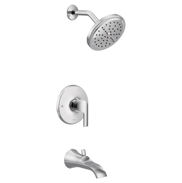 Moen - Doux M-CORE 3-Series 1-Handle Tub and Shower Trim Kit in Chrome (Valve Sold Separately) - Chrome