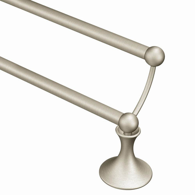 Moen - Brushed Nickel 24'' Double Towel Bar - Brushed Nickel