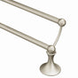 Moen - Brushed Nickel 24'' Double Towel Bar - Brushed Nickel