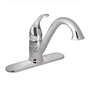 Moen - Camerist One-Handle Low Arc Kitchen Faucet, Chrome - Chrome