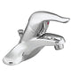 Moen - Chateau One-Handle Low-Arc Bathroom Faucet with Drain Assembly, Chrome - Chrome