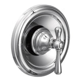 Moen - Kingsley Moentrol Tub and Shower Valve Trim Kit, Valve Required, Chrome - Chrome