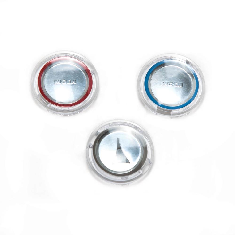 Moen - MOEN CHATEAU HOT & COLD BUTTONS - Unfinished