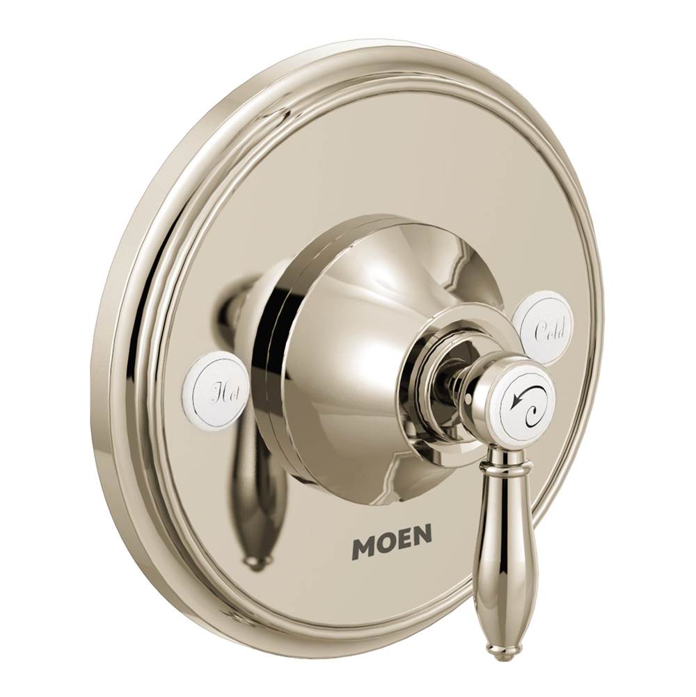 Moen - Weymouth 1-Handle Posi-Temp Valve Trim Kit in Nickel (Valve Sold Separately) - Polished Nickel