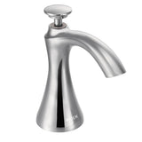 Moen - Transitional Deck Mounted Kitchen Soap Dispenser with Above the Sink Refillable Bottle, Chrome - Chrome