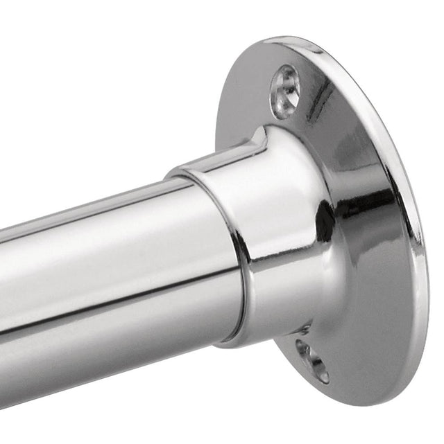 Moen - Donner 60'' Straight Shower Curtain Rod - Polished Stainless