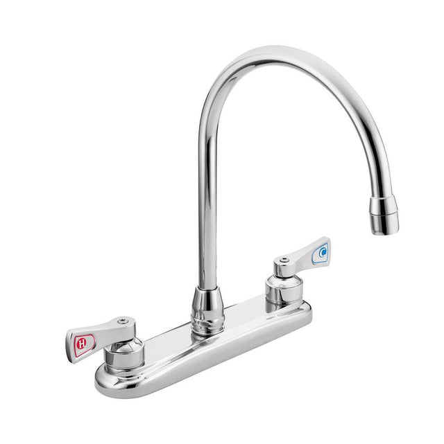 Moen - Chrome two-handle kitchen faucet - Chrome