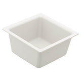 Moen - 15.75-Inch Wide x 7-Inch Deep Dual Mount Granite Single Bowl Kitchen or Bar Sink, White - White