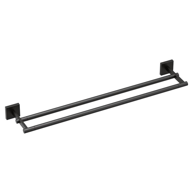 Moen - Matte Black 24'' Double Towel Bar - Matte Black