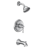 Moen - Dartmoor M-CORE 2-Series Eco Performance 1-Handle Tub and Shower Trim Kit in Chrome (Valve Sold Separately) - Chrome