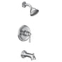 Moen - Dartmoor M-CORE 2-Series Eco Performance 1-Handle Tub and Shower Trim Kit in Chrome (Valve Sold Separately) - Chrome