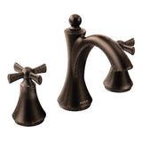 Moen - Wynford 8 in. Widespread 2-Handle High-Arc Bathroom Faucet in Oil Rubbed Bronze - Oil Rubbed Bronze