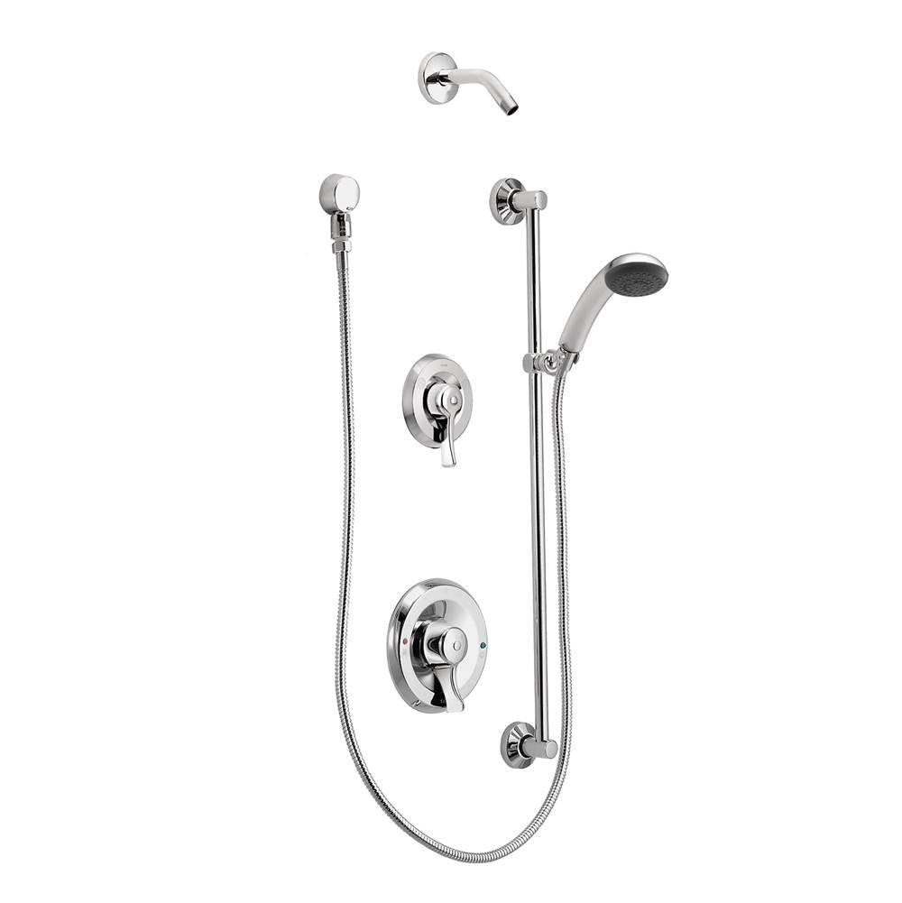 Moen - Chrome transfer Posi-Temp(R) all-metal trim kits - Chrome