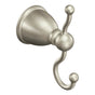 Moen - Brushed Nickel Double Robe Hook - Brushed Nickel