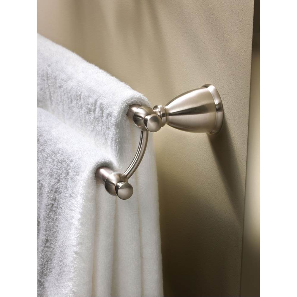 Brushed Nickel 24'' Double Towel Bar