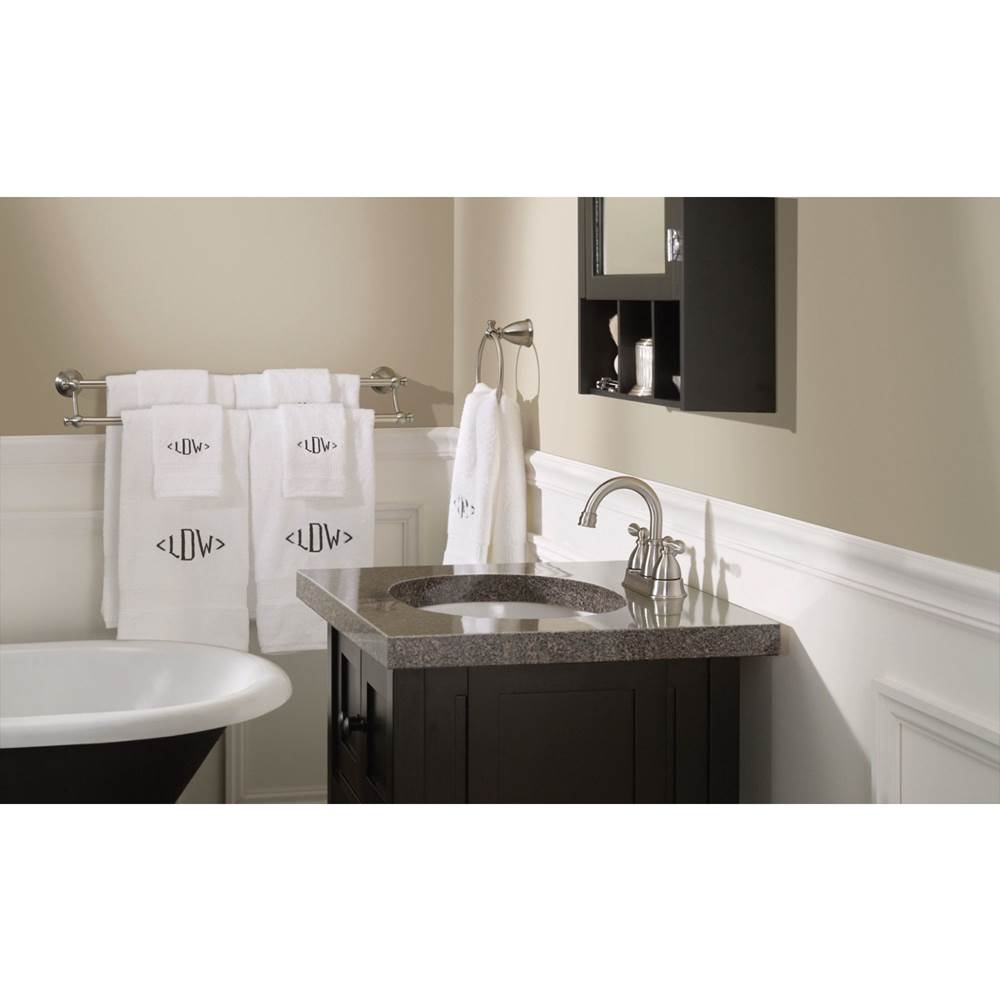 Brushed Nickel 24'' Double Towel Bar