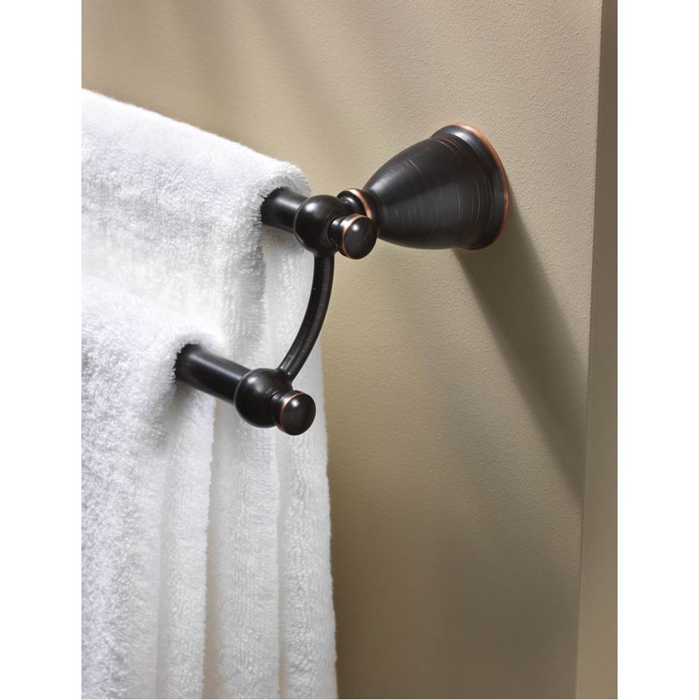 Brushed Nickel 24'' Double Towel Bar