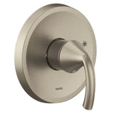 Moen - Glyde M-CORE 2-Series 1-Handle Shower Trim Kit in Brushed Nickel (Valve Sold Separately) - Brushed Nickel