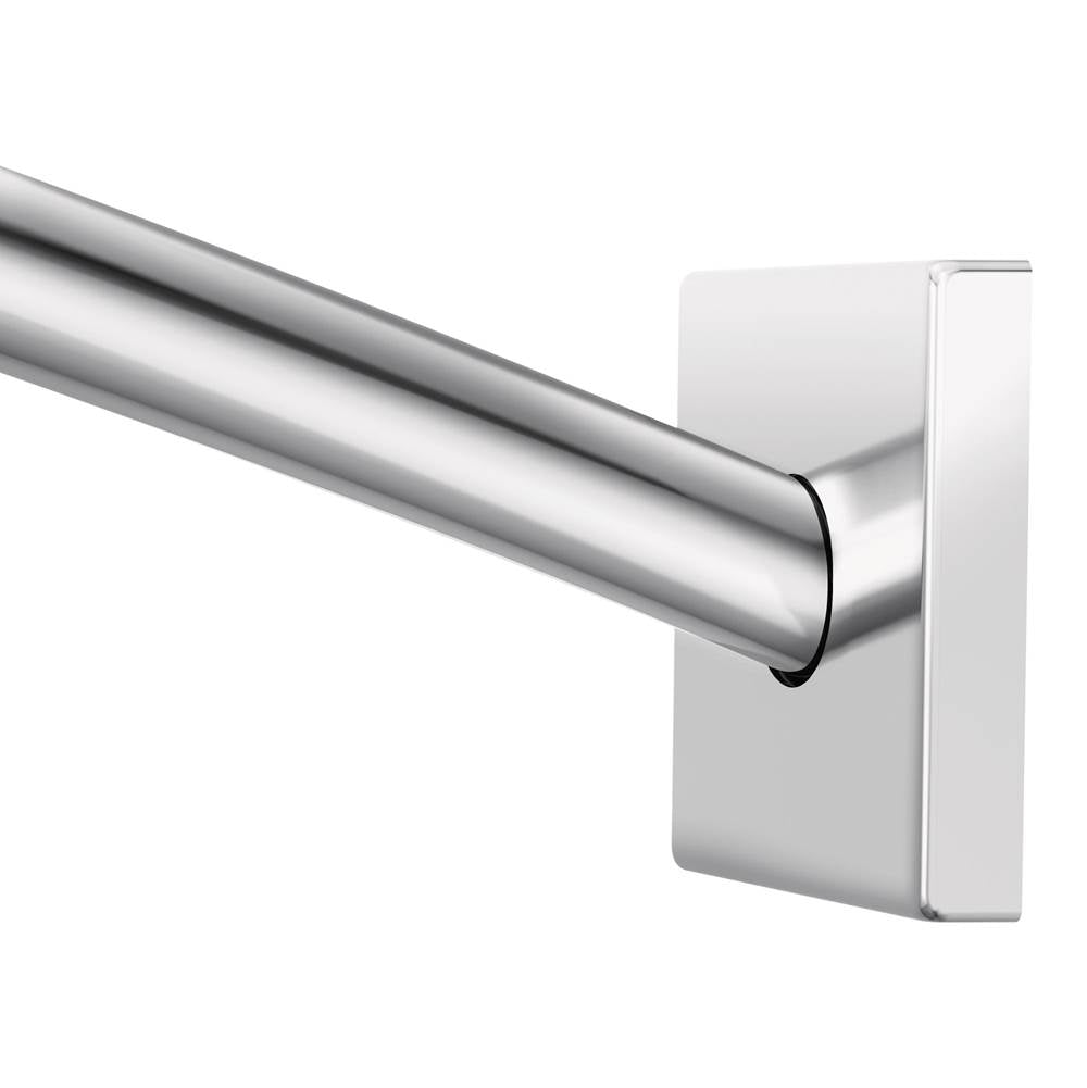 Moen - Chrome Adjustable Curved Shower Rod - Chrome