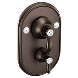 Moen - Weymouth Posi-Temp with Built-in 3-Function Transfer Valve Trim Kit, Valve Required, Oil Rubbed Bronze - Oil Rubbed Bronze