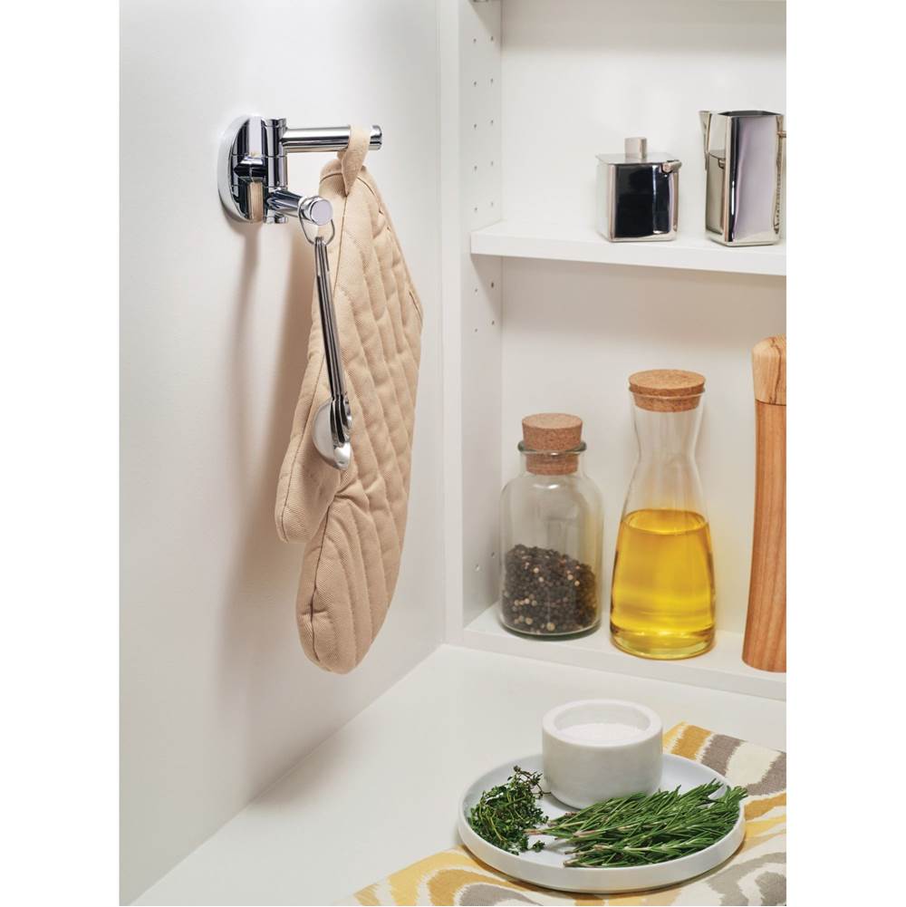 Matte Black Double Robe Hook