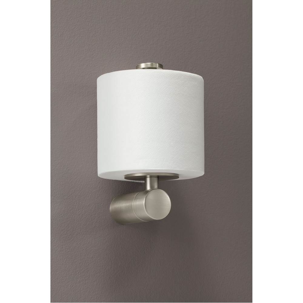 Matte Black Single-Post Paper Holder