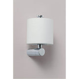Matte Black Single-Post Paper Holder