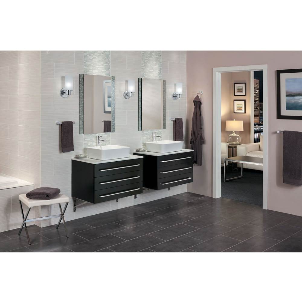 Align One-Handle Single Hole Modern Vessel Sink Bathroom Faucet, Chrome