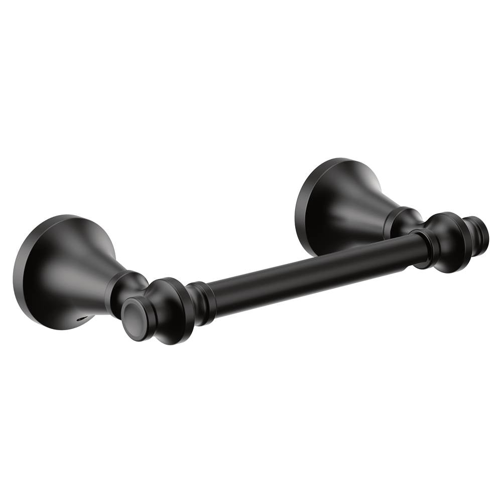 Moen - Matte Black Pivoting Paper Holder - Matte Black