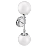 Brushed Gold Two Globe Bath Light