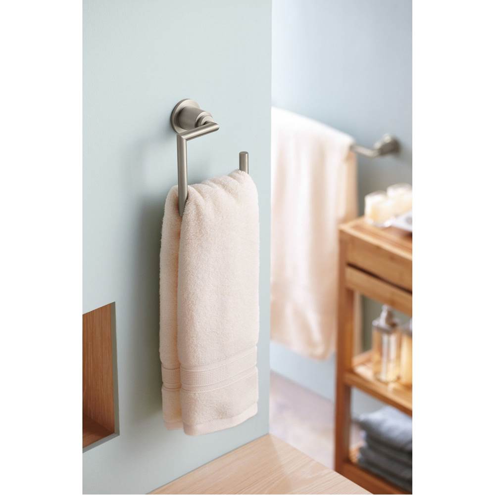 Matte Black Towel Ring
