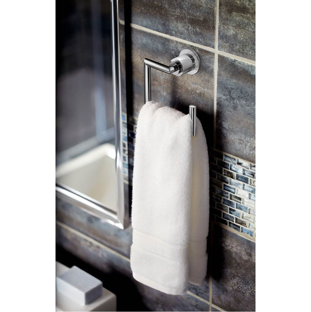 Matte Black Towel Ring