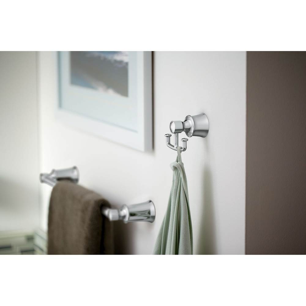 Matte Black Double Robe Hook