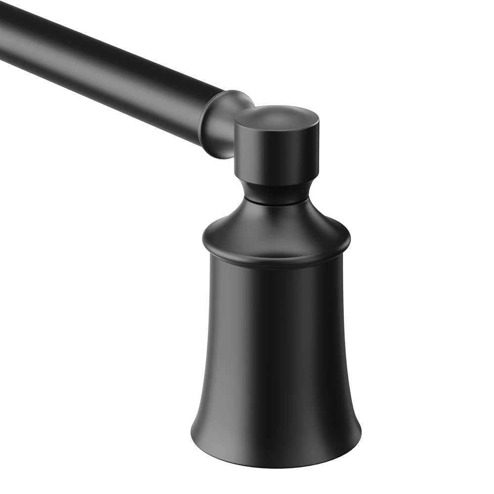 Moen - Matte Black 24'' Towel Bar - Matte Black