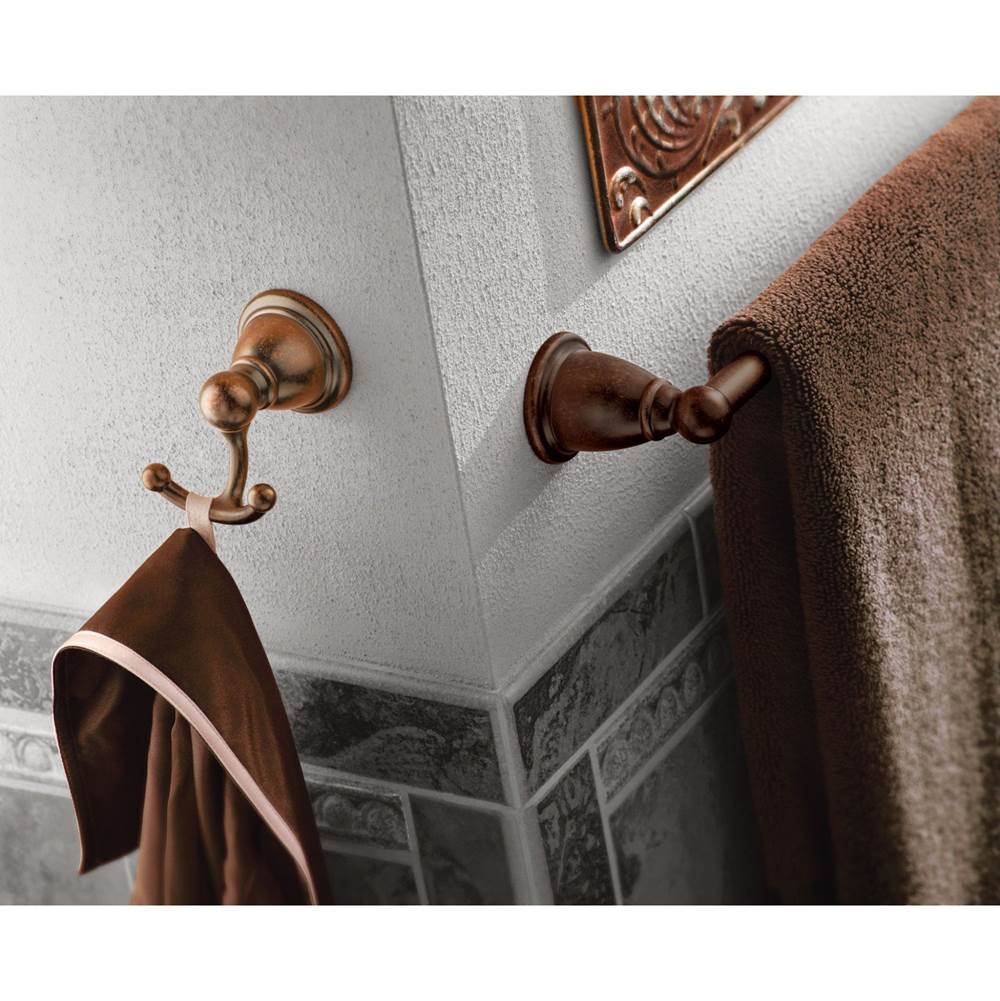 Brushed Nickel Double Robe Hook