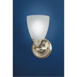 Brushed Nickel One Globe Bath Light