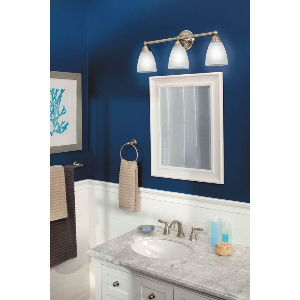 Brushed Nickel Towel Ring