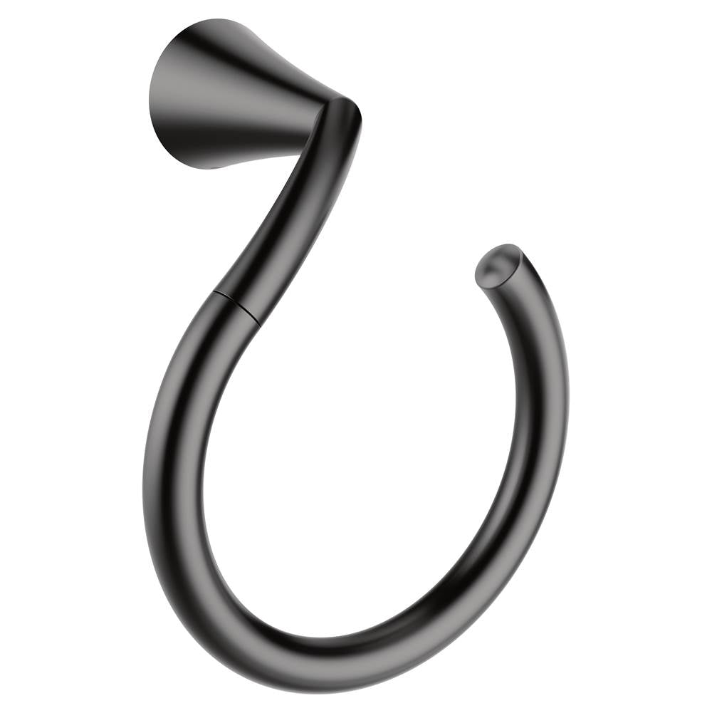 Moen - Matte Black Towel Ring - Matte Black