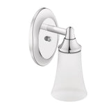 Brushed Nickel One Globe Bath Light