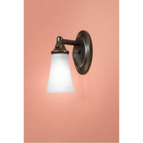 Brushed Nickel One Globe Bath Light