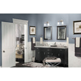 Brushed Nickel Two Globe Bath Light