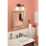 Brushed Nickel Two Globe Bath Light