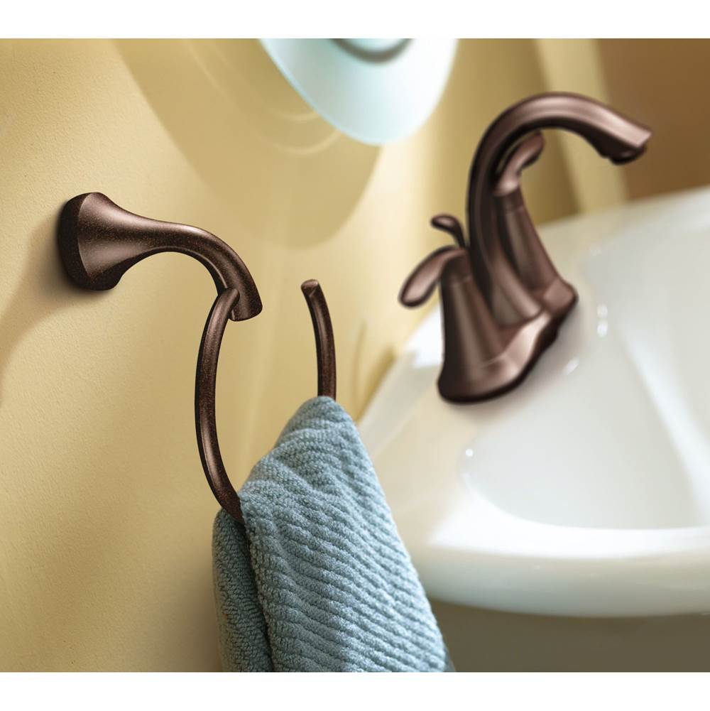 Brushed Nickel Towel Ring