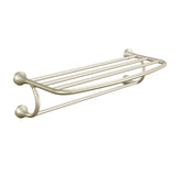 Brushed Nickel Towel Shelf