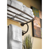 Brushed Nickel Towel Shelf
